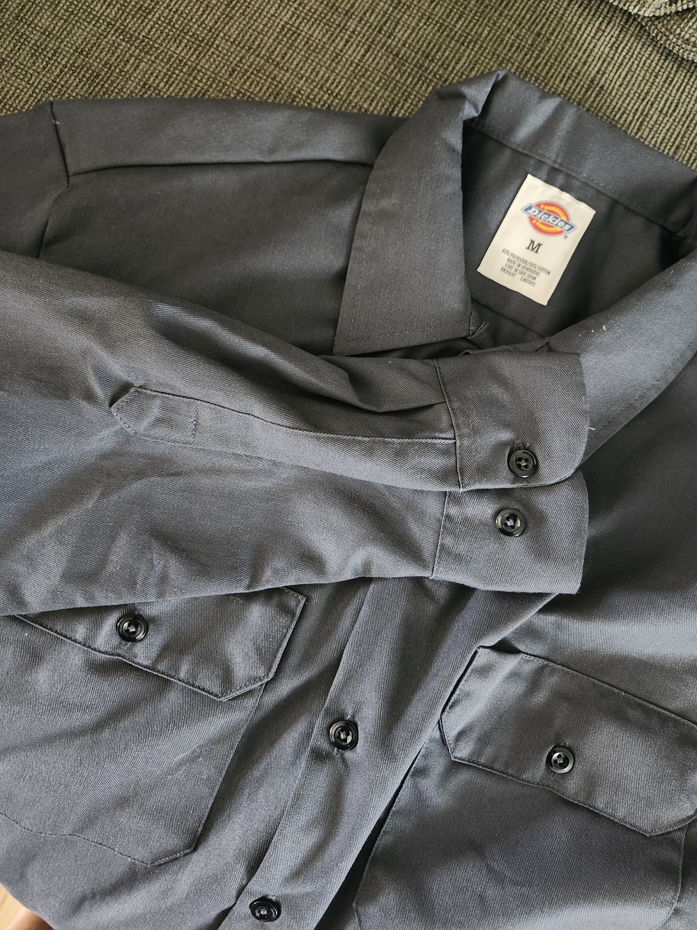 Dickies Grey Lightweight Men’s Work Shirt Jacket